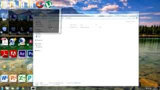 How to lock files on windows 7 No other software needed [upl. by Aicnetroh]