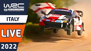 WRC Rally LIVE  Shakedown for WRC Rally Italia Sardegna 2022 [upl. by Nahsrad]