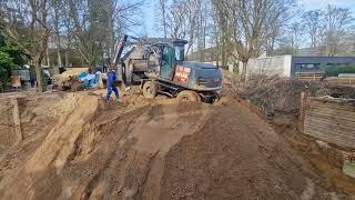 Germany Bagger Unfall [upl. by Schrader175]