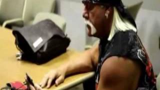 Lacey Von Erich shows Hulk Hogan a commercial [upl. by Aracal168]