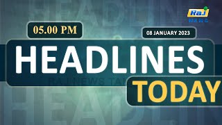 Today Headlines 08 January 2024 மாலை தலைப்புச் செய்திகள்  Evening Headlines  Raj News Headlines [upl. by Acirem]