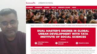 TISS New Course Alert International Masters in Global Urban Development with SciencesPo [upl. by Lirrehs360]