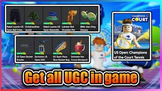 Many UGC Limited Champions of the Court Tennis Script  Instant get all UGC [upl. by Scharff]