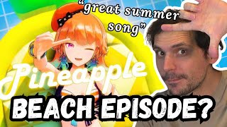 First Time Hearing quotPineapplequot  Takanashi Kiara  REACTION [upl. by Attalie409]