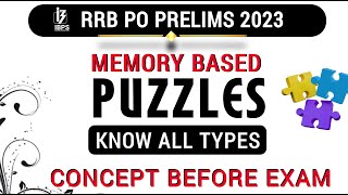 RRB PO Memory Based Paper 2023  All Puzzles Solve Before Exam  RRB PO Previous Year Paper 2023 [upl. by Dode979]