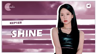 100 CORRECT  KEP1ER  Shine  Line Distribution [upl. by Pazit]