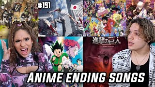 ANIME ENDING songs are the best ft ONE PIECE  CHAINSAW MAN  GINTAMA  Hunter x Hunter  AOT [upl. by Anoyet]