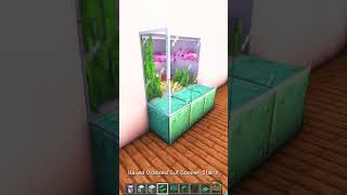 Minecraft Axolotl Aquarium🐠 shorts [upl. by Getter]