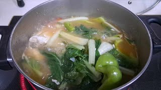 Lets cook sinigang pompano fish very simple recipe ofwlife mareibvlogs [upl. by Oiligriv]