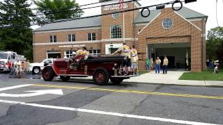 1928 american laFrance fire engine old q siren [upl. by Badger]