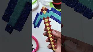 Making minecraft diamond 💎 pickaxe with 3D pen 🤯 [upl. by Stromberg365]