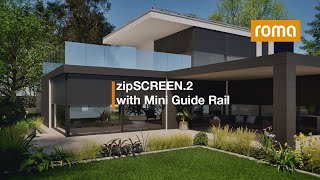 zipSCREEN2 with Mini Guide Rail [upl. by Hepsiba]