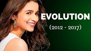 Alia Bhatt Film Evolution  20122017 [upl. by Nomannic]