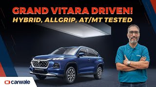 2022 Maruti Suzuki Grand Vitara First Drive Impressions [upl. by Namielus]