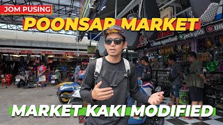 POONSAP MARKET SEMUA PART MOTOR ADA KAT SINI [upl. by Jonna]