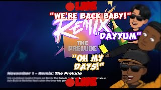 🔴PRIME FORTNITE IS BACK Chapter 2 Season 2 Event LIVE Reaction [upl. by Legnaleugim]