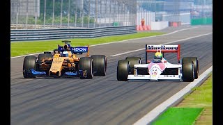 McLaren F1 2018 vs McLaren F1 1988  Monza [upl. by Arykahs]