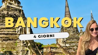 Bangkok in 4 Giorni Il Meglio della Città in Un Itinerario Perfetto [upl. by Anide]