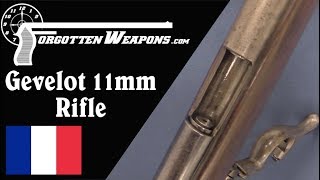 Gevelot 11mm SlidingChamber Pinfire Rifle [upl. by Thanh]