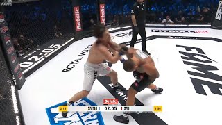 FAME MMA 20 NATAN MARCOŃ VS SZELI SKRÓT WALKI Z KOMENTARZEM [upl. by Euqinomad]