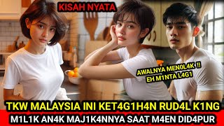 KISAH NYATA ❗️ TKW MALAYSIA DAN AN4K MAJ1K4N DI D4PUR [upl. by Enihpled943]