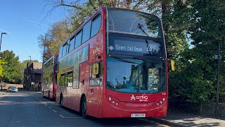 FRV Arriva London Route 289 Purley Station  Elmers End Station Enviro400 Trident T43 LJ08 CSV [upl. by Luaped]