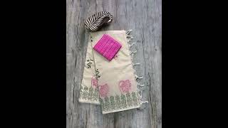 south cotton mix sarees 950 free  for orders wats up me 6383759928 [upl. by Rois]