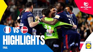 What a CRAZY final  France vs Denmark  Highlights  Mens EHF EURO 2024 [upl. by Caasi]