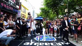 180616 KHAN 칸 Hongdae Busking 홍대 버스킹  Despacito [upl. by Lowis]