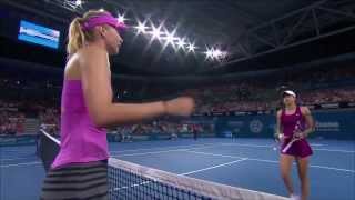 Brisbane Open 2014  Maria Sharapova Vs Caroline Garcia Highlights ᴴᴰ [upl. by Charlean728]