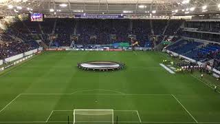 Choreo in Hoffenheim zum EuropaLeagueDebüt  1899 Hoffenheim vs SC Braga [upl. by Eibber]