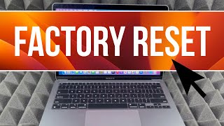 How to Factory Reset MacBook Air in 2023 [upl. by Kcitrap]