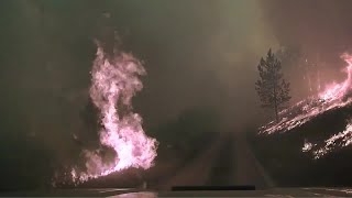 Montana deputy recounts fiery drive caught in viral video [upl. by Noiramed]