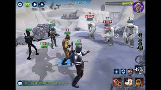 SWGOH TB Hoth Imperial Retaliation Phase 2 Bounty Hunter [upl. by Crudden]