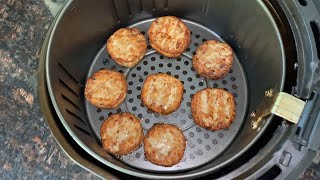 Air Fryer Frozen Breakfast Sausage Patties [upl. by Honorine465]