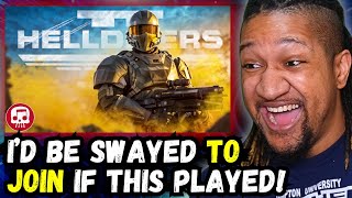 Reacting to JT Music  To Liberty and Beyond HELLDIVERS 2 RAP [upl. by Anival450]