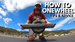 ONEWHEEL PINT  BEGINNER TIPS amp ADVICE [upl. by Honna]