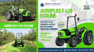 ¡TRACTOR FRUTERO DEUTZFAHR Serie AGROPLUS F 420 ECOLINE [upl. by Eelyrag]