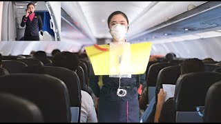 Flight Attendant Showmanship  Safety Demonstration [upl. by Curson]