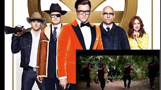 Kingsman 2 The Golden Circle Merlin sings country roads take me home [upl. by Aimekahs245]