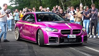 INSANE BMWs leaving Bimmerfest 2024 800HP M6 F13 MH2 GTR M5 E60 M3 E92 M3 Touring M140 E36 [upl. by Myers278]