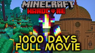 I Survived 1000 Days in Hardcore Minecraft FULL MOVIE [upl. by Koblick630]