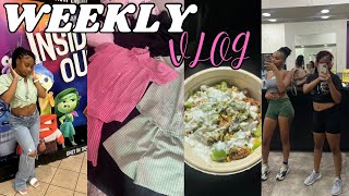 WEEKLY VLOG  Sister date ᥫ᭡ Gym Movies Trying Cava Running errands  More [upl. by Goles]