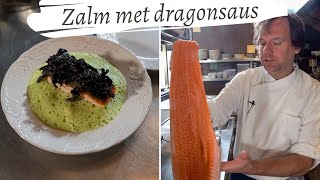 Koken met Rik de Jonge Zalm met dragonsaus [upl. by Meghann]