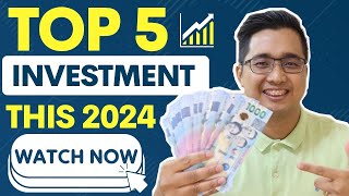 TOP 5 INVESTMENT  EARN PASSIVE INCOME THIS 2024  100 LEGIT [upl. by Anan829]