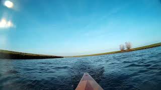 Rowing scenery  along the River Eem [upl. by Hollerman]