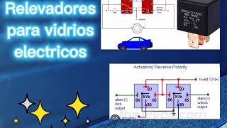 Relevadores para vidrios electricos y switch de manija A4 En vocho ó combi [upl. by Salguod163]