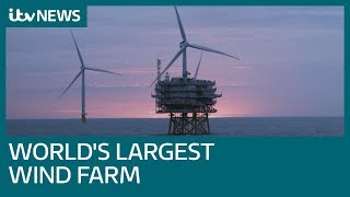 Worlds largest offshore wind farm generates electricity for the first time  ITV News [upl. by Francesca]