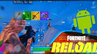 4K🔥 FORTNITE MOBILE RELOAD GAMEPLAYunstable 60fpsCHAPTER 5 SEASON 4 [upl. by Blasien]