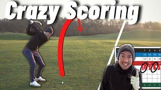 This is real 17 handicap golf  Crazy Scoring BREAK 45 Golf Vlog Stansted Golf World [upl. by Anires96]